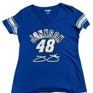 Nascar for Women Johnson 48 V-neck T-shirt Large